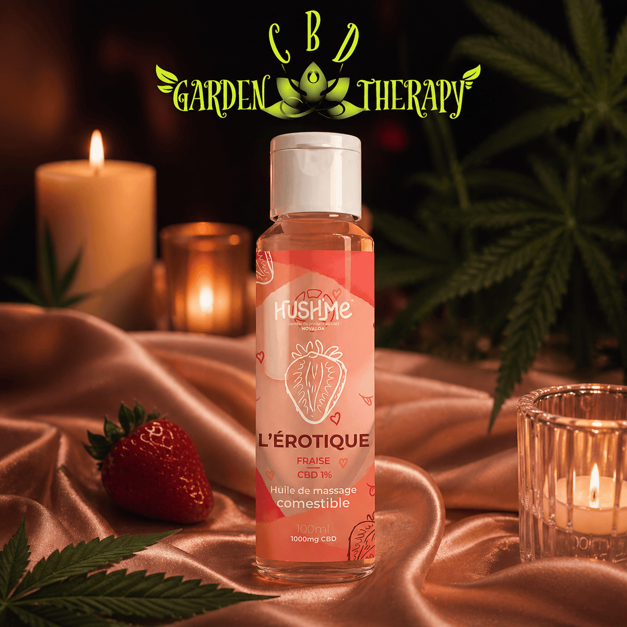 Huile de Massage Érotique CBD — Complicité & Plaisir