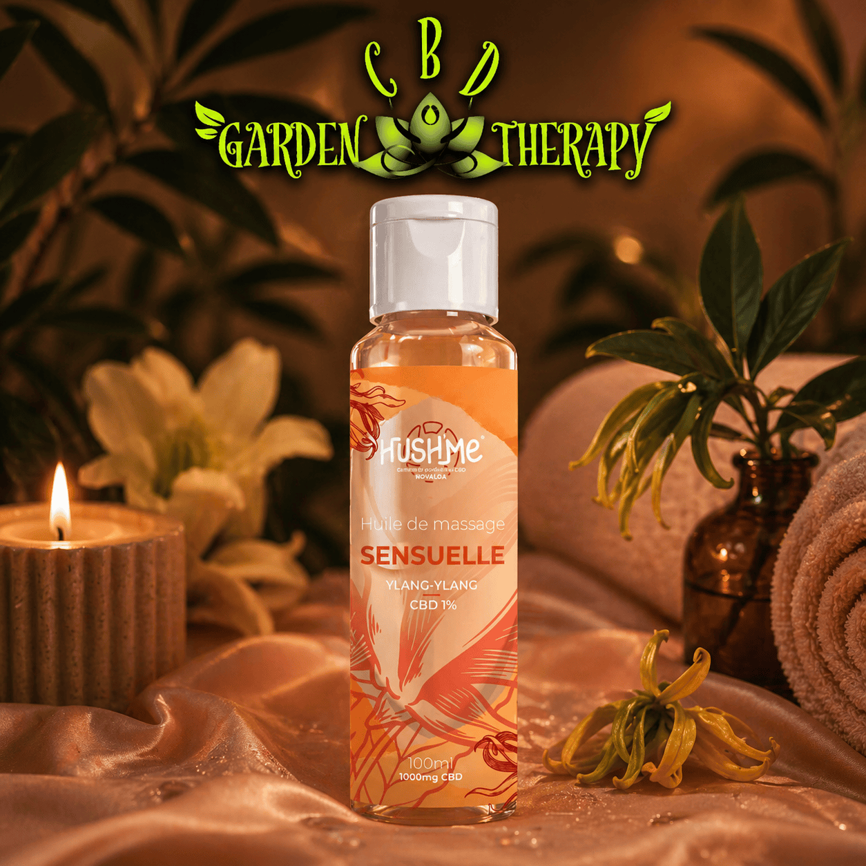 Huile de Massage CBD Sensuelle — L’Éveil des Sens