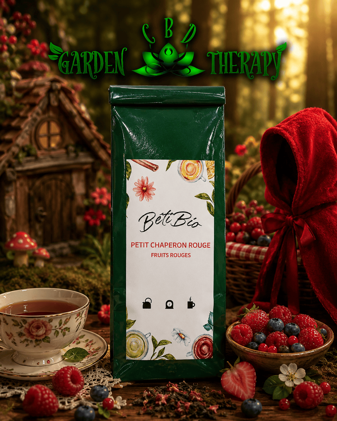 Thé Noir Petit Chaperon Rouge — Fruits Rouges Intenses & Saveur Forêt