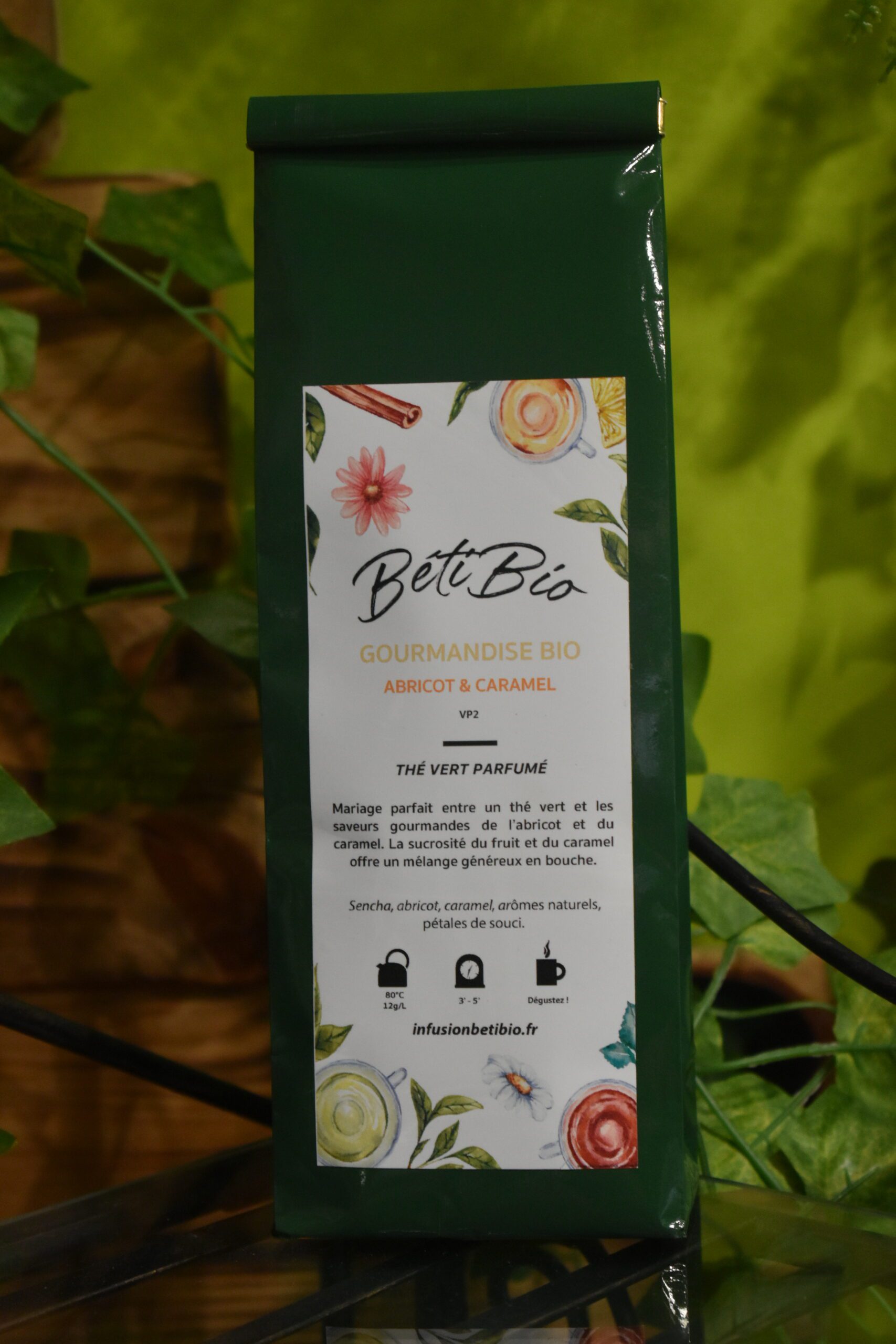 Thé vert "Gourmandise" - Abricot & Caramel – Image 2