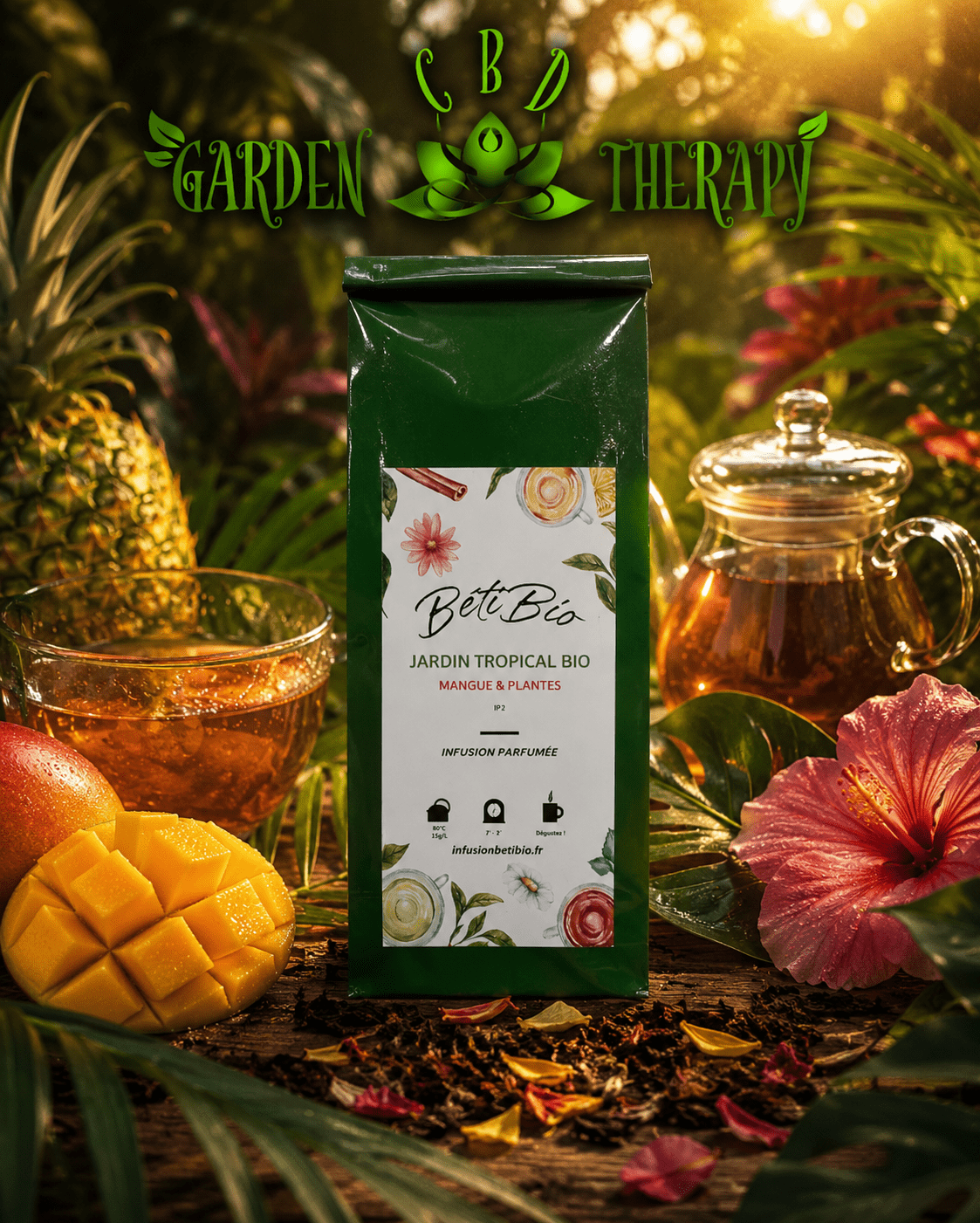 Infusion Le Jardin Tropical — Tisane Mangue & Plantes