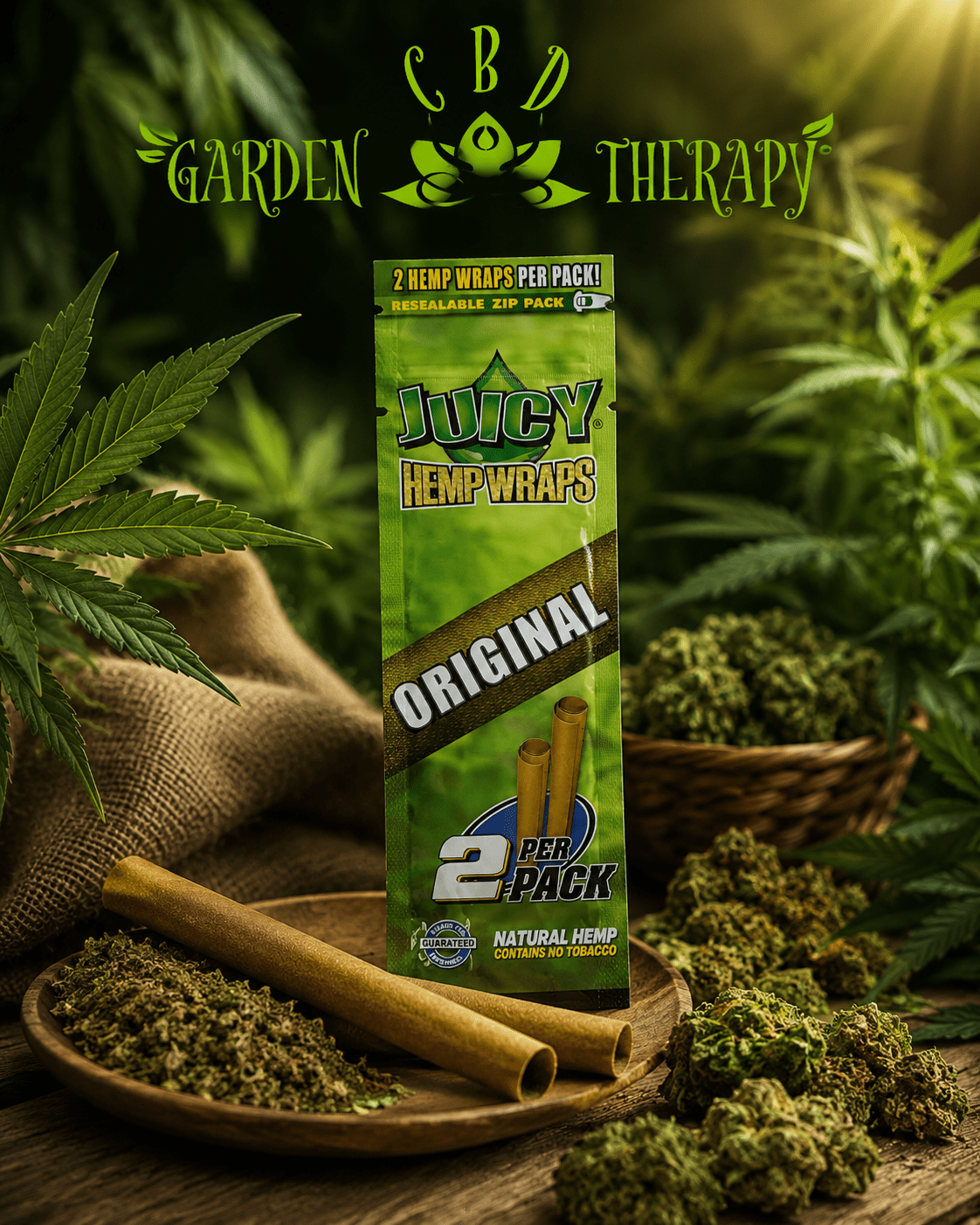 Juicy Hemp Wraps - Blunts au Chanvre