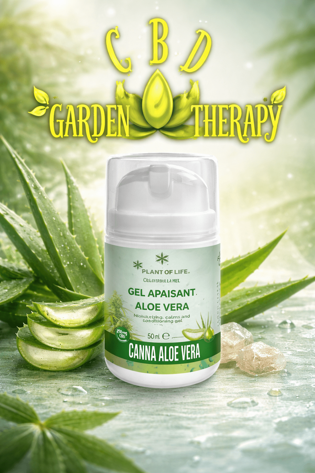 Gel Apaisant CBD - Aloé vera