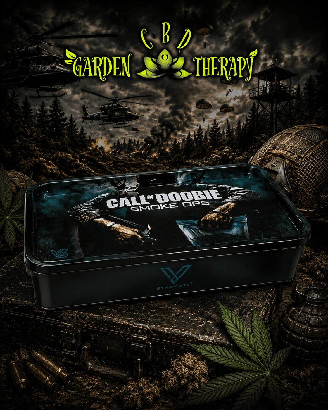 Boîte de rangement XL – “Call of Doobie”