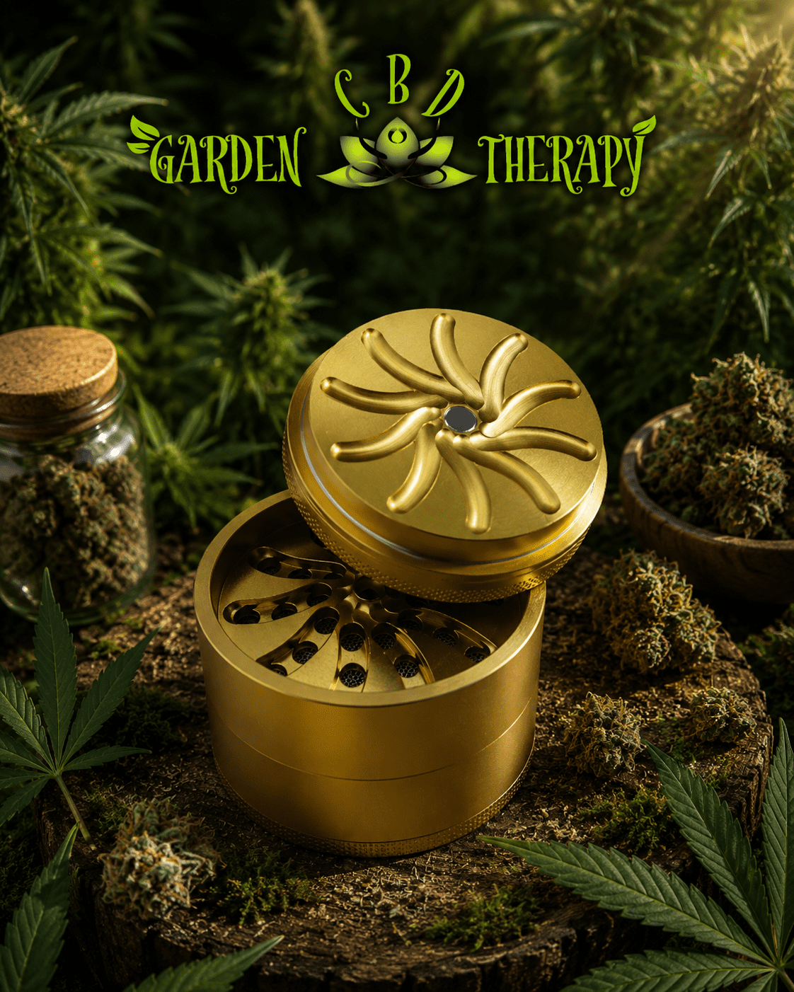 Grinder Spiral Gold