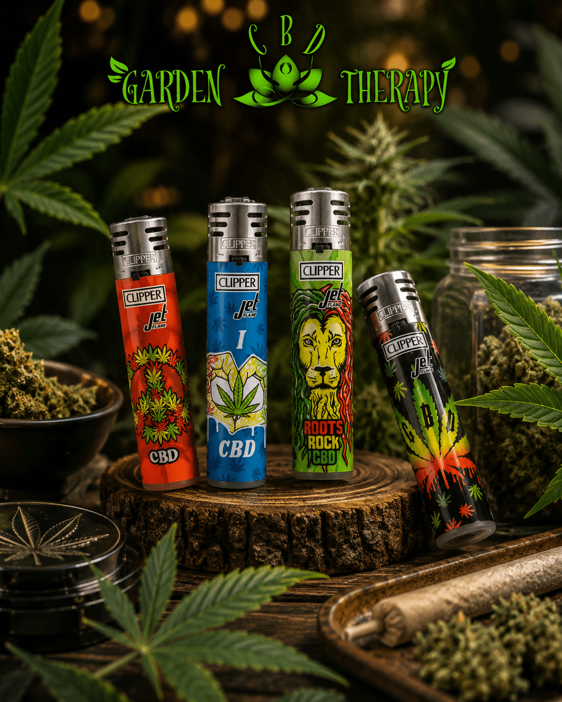 Briquet Clipper Tempête Jet Reggae