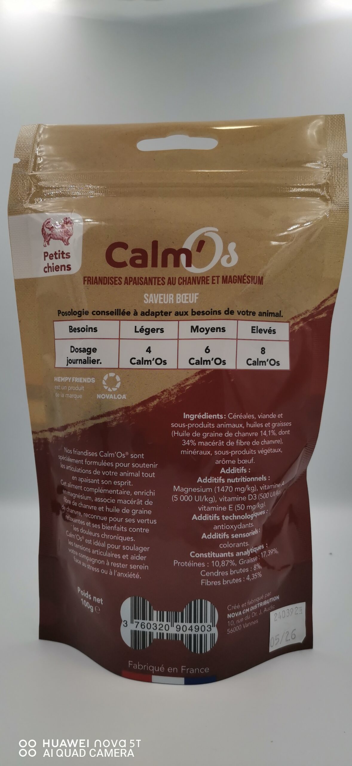 Friandises Calmos CBD — Le Bien-être Naturel pour Petits Chiens – Image 2