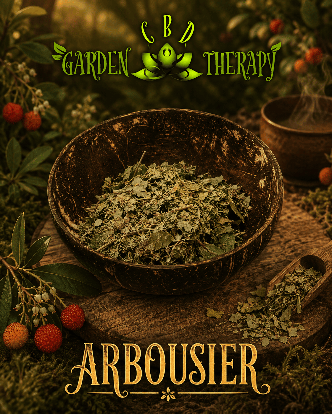 Feuilles d’Arbousier en Vrac — Substitut de Tabac Naturel & Infusion