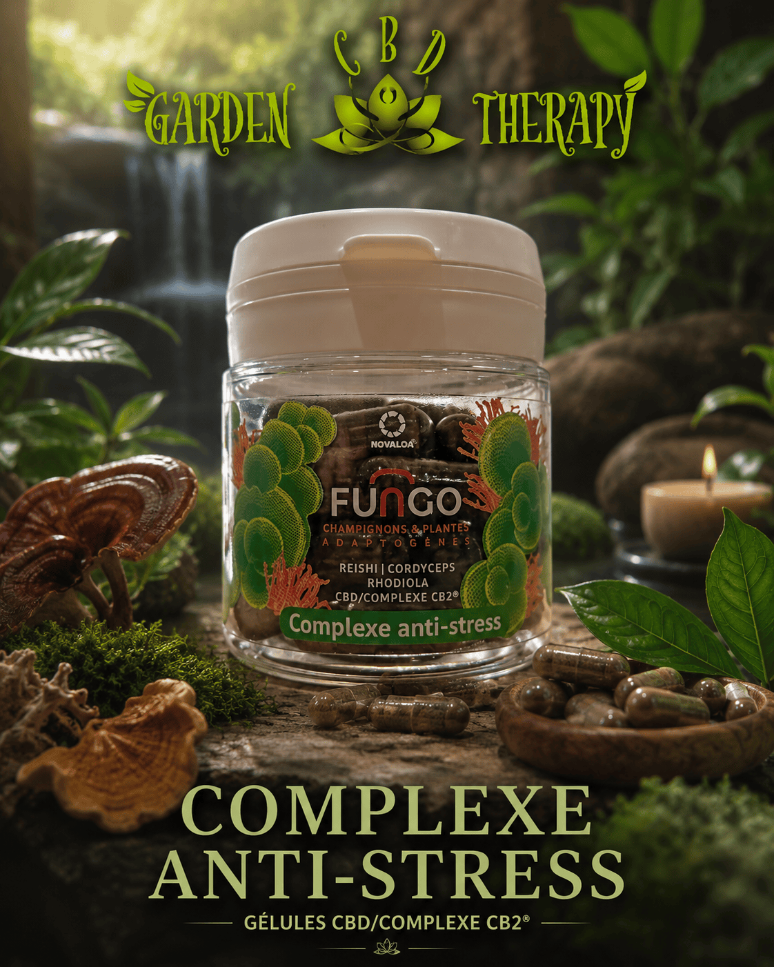 Gélules CBD Anti-Stress — Relaxation & Adaptogènes