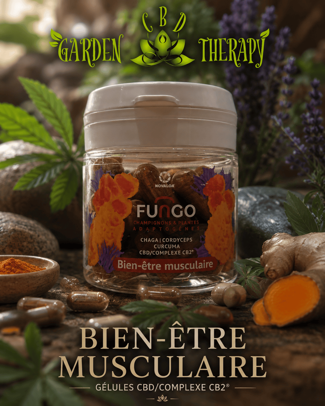 Gélules CBD Articulations & Muscles — Complexe CB2