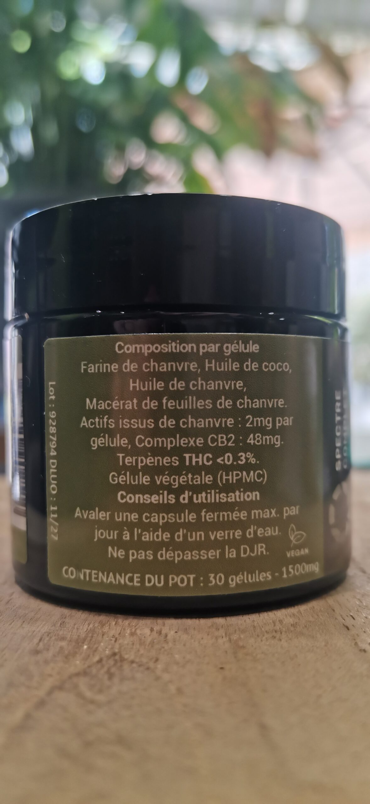 Gélules CBD Spectre Complet "Intense" — Puissance & Sérénité – Image 2