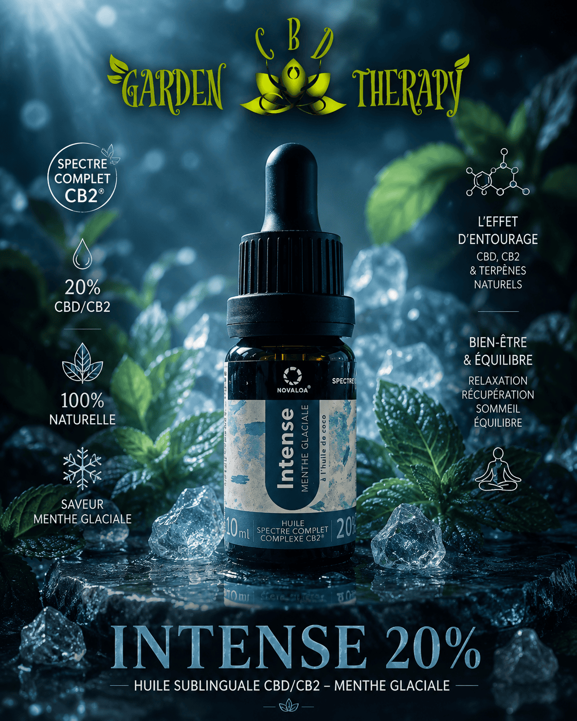 Huile “L’Intense” 20% – Spectre Complet & Complexe CB2®